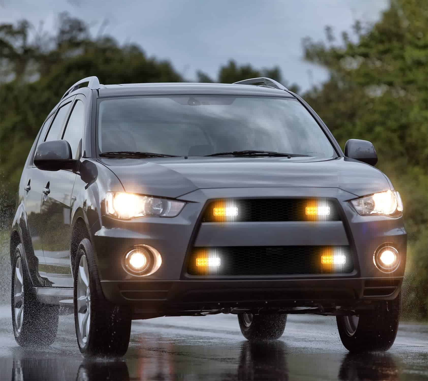 LINKITOM 12-24V 12-LED Super Bright Sync Feature Emergency - Imagen 9