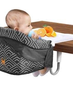 Silla de mesa portátil para bebes MTWML con bandeja, silla