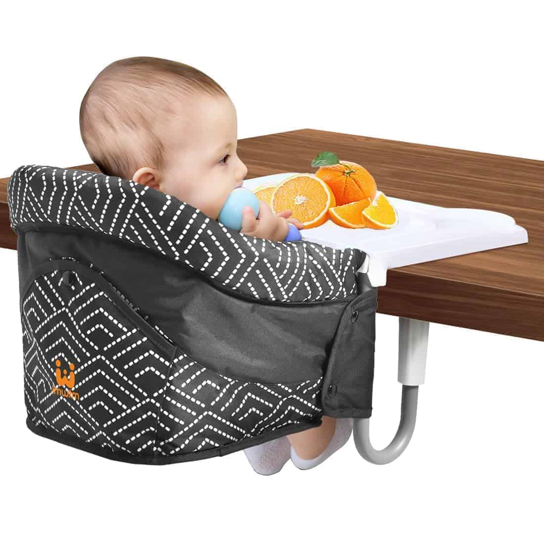 Silla de mesa portátil para bebes MTWML con bandeja, silla