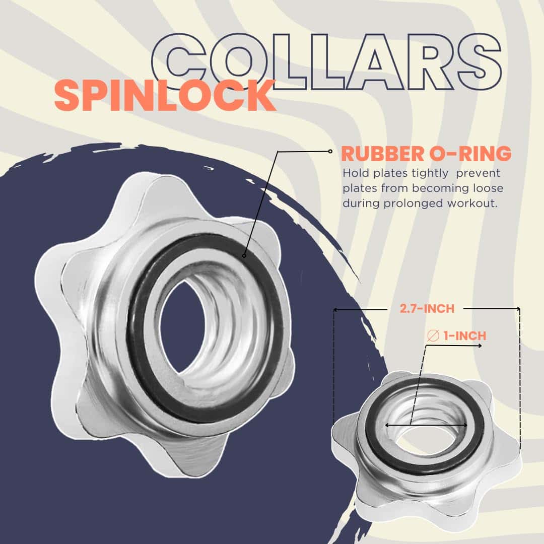 Mangos de Mancuernas Estándar A2ZCARE de 19.5 pulgadas con - Imagen 6