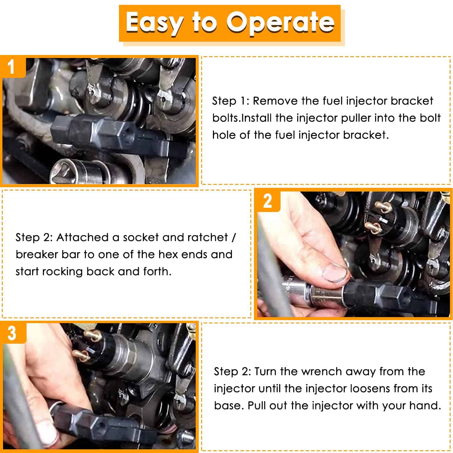 Conjunto de Herramientas 6778 Extractor de Inyectores y - Imagen 6