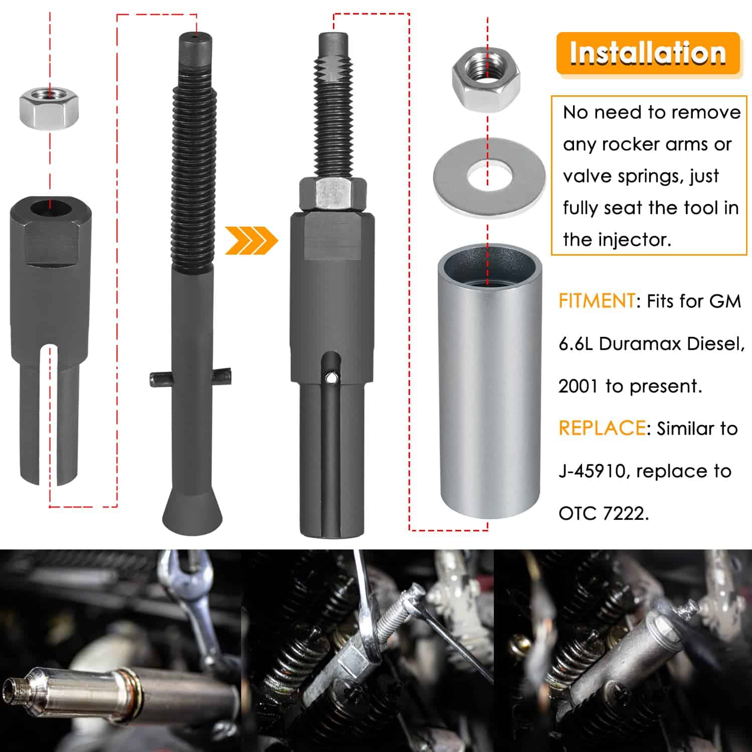 Conjunto de Herramientas 6778 Extractor de Inyectores y - Imagen 8