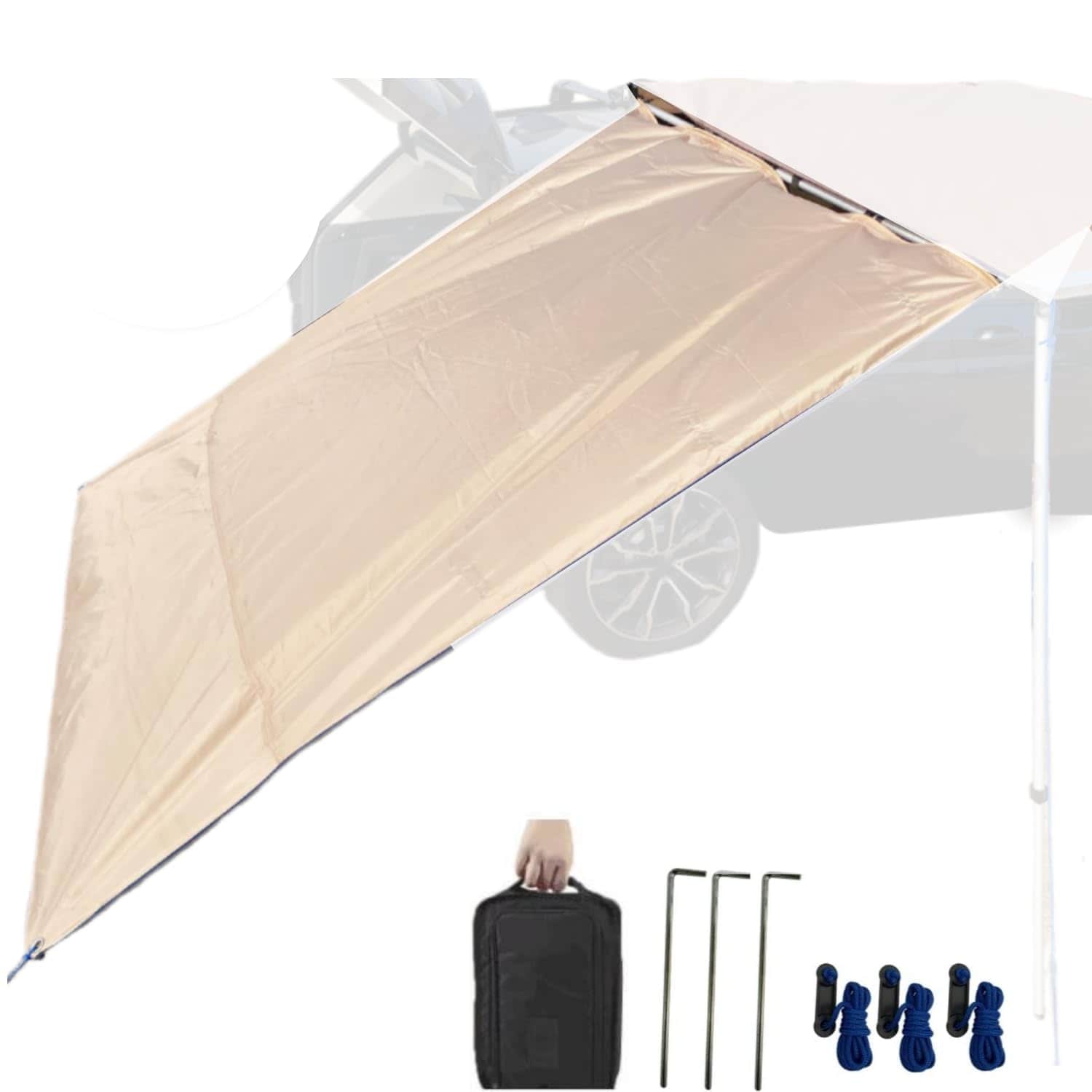 DANCHEL OUTDOOR Panel Lateral Impermeable para Toldo de