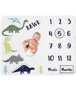 Cobija de hitos mensuales para bebé Sweet Jojo Designs Mod