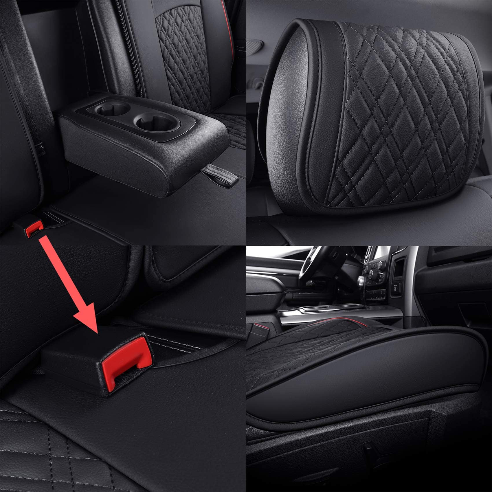 Cubiertas de Asiento para Dodge Ram Compatible con - Imagen 7