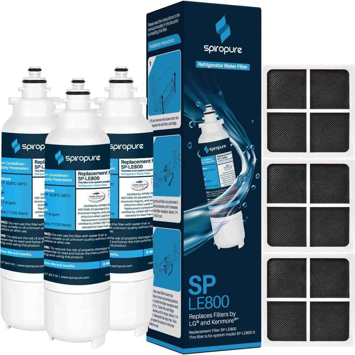 Filtro de agua de refrigerador SpiroPure SP-LE800