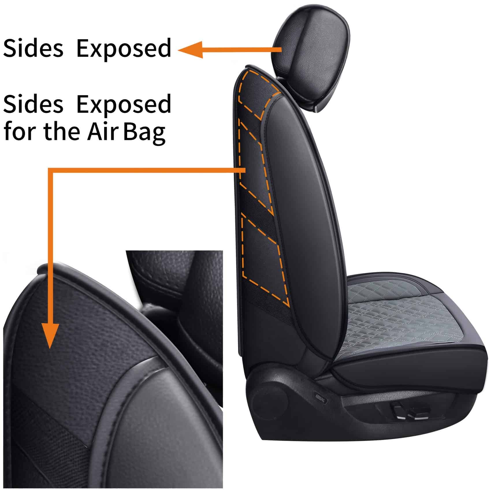 Cubiertas de asiento YIERTAI Dodge Ram compatibles con - Imagen 6