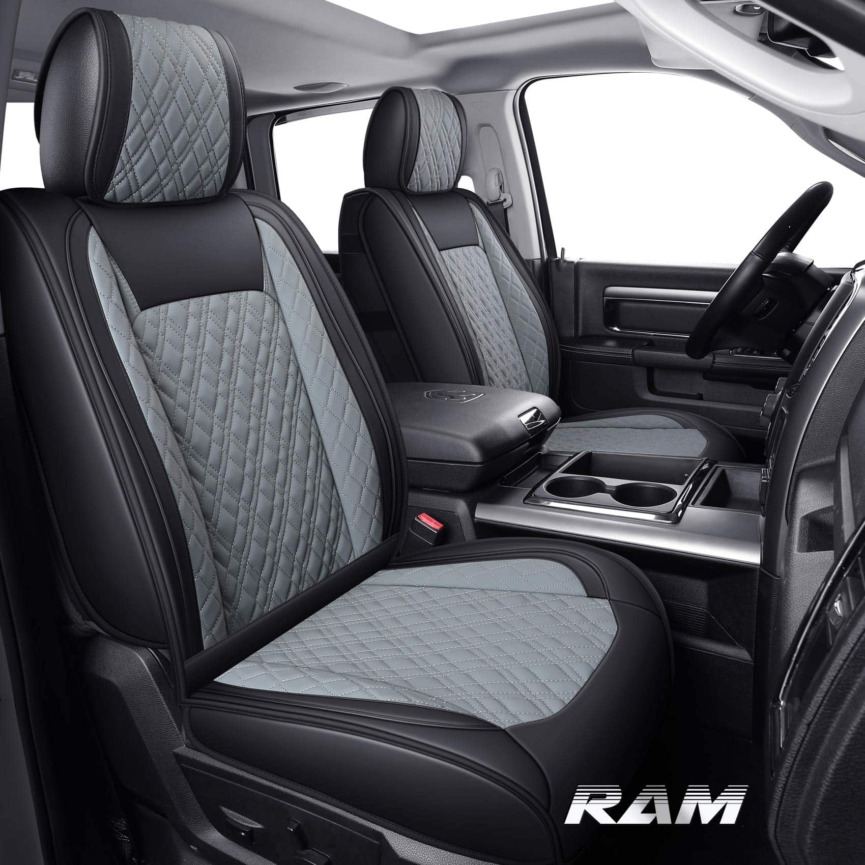 Cubiertas de asiento YIERTAI Dodge Ram compatibles con
