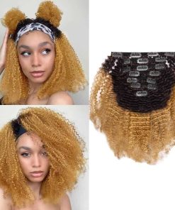 Extensiones de Cabello Virgen Caliee Afro Kinky Curly de