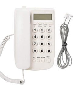 Teléfono con cable logozoe, Teléfono fijo con contestador