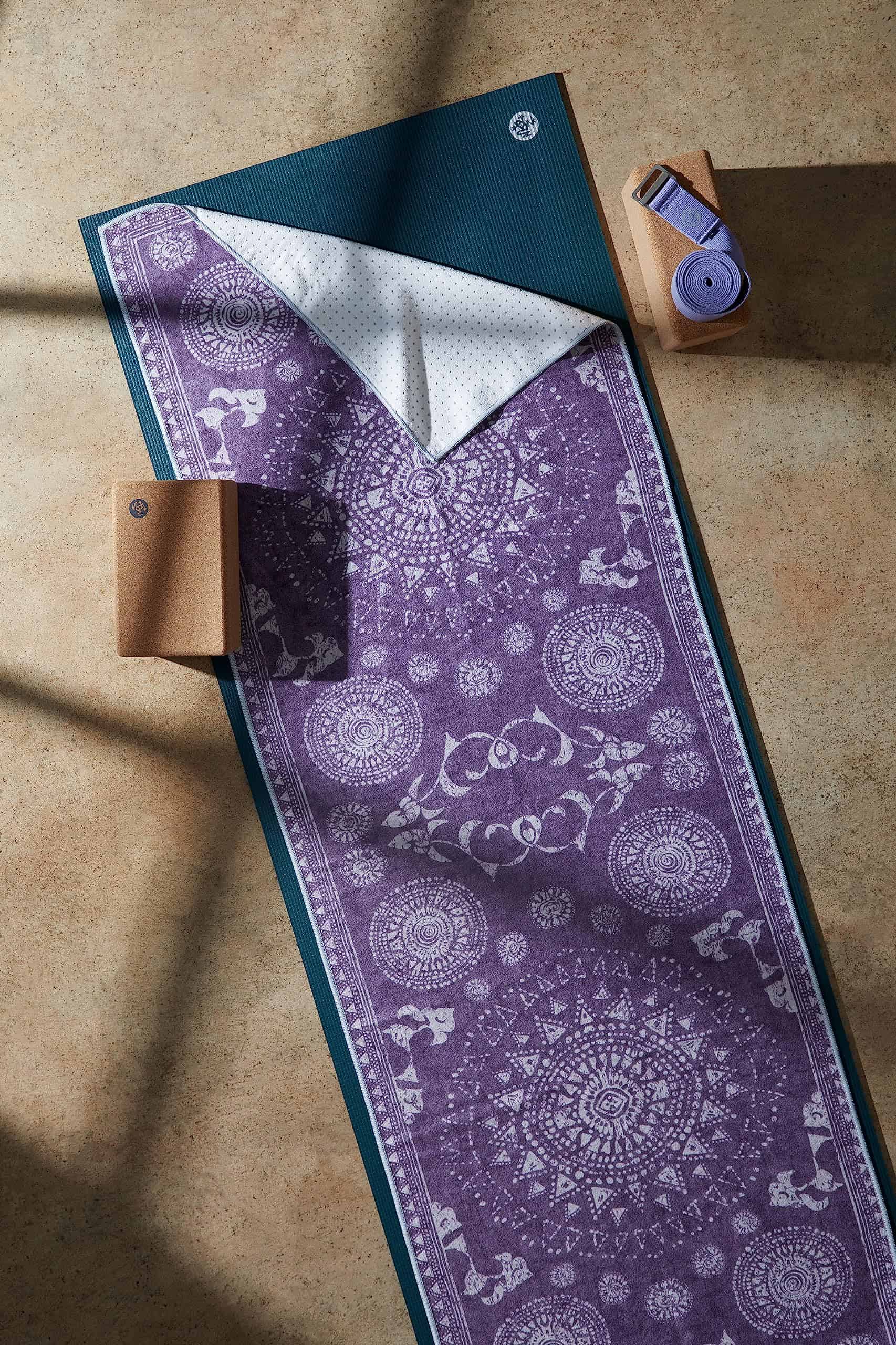 Toalla de Yoga Manduka Yogitoes - Toalla de -Geiija Purple - Imagen 6