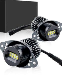 APMAT LED Angel Eyes Light Marker Bulbs Compatible para BMW