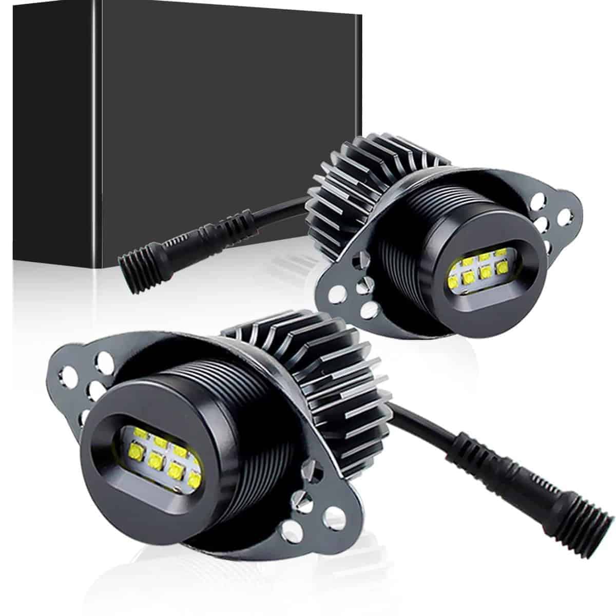 APMAT LED Angel Eyes Light Marker Bulbs Compatible para BMW