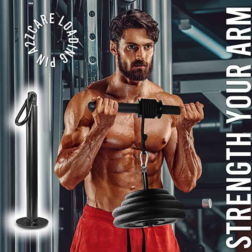 A2ZCARE Pin de Carga de 1 pulgada para Placas de Peso con - Imagen 6