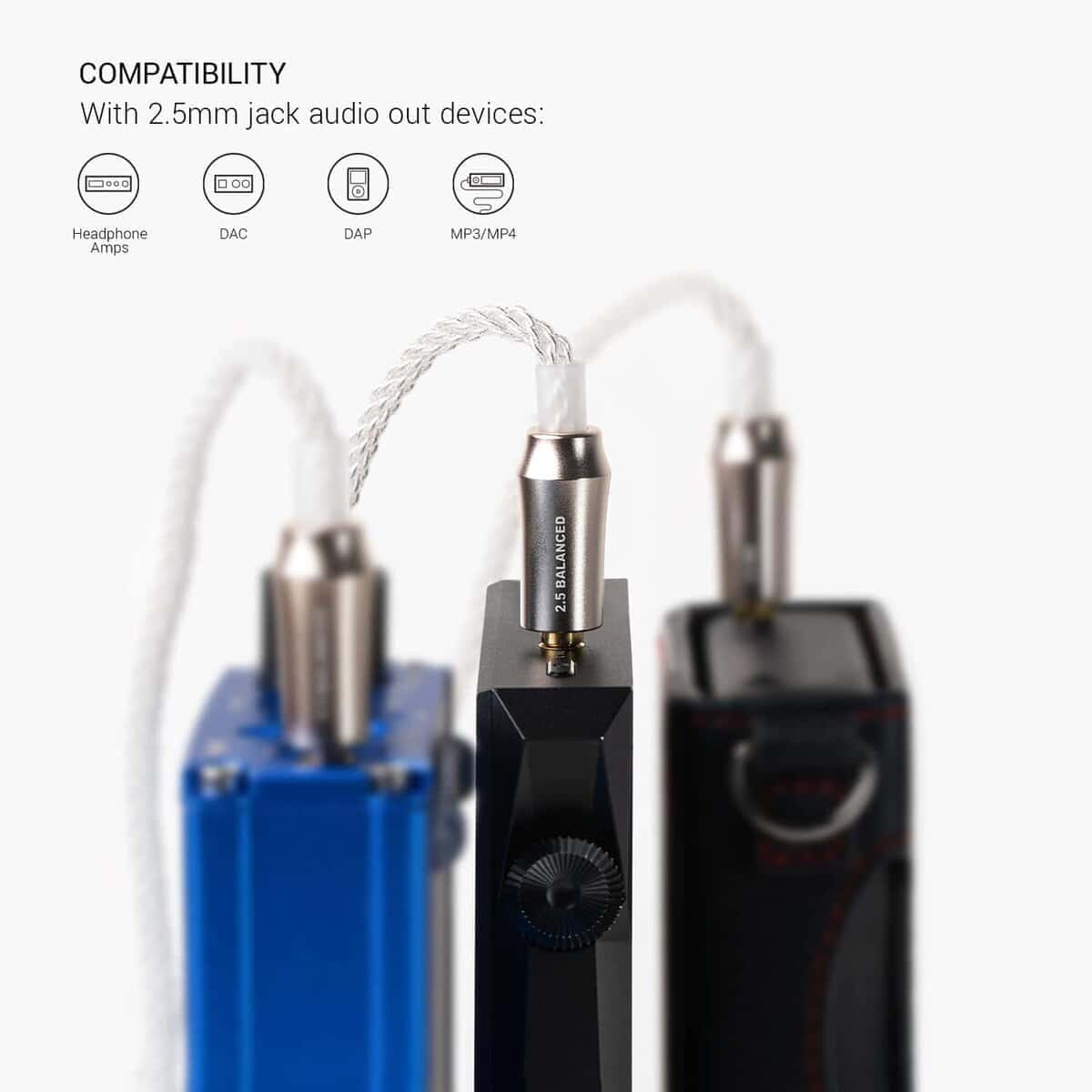 Cable de auriculares Meze Audio Mono 3.5mm a 2.5mm - Imagen 7