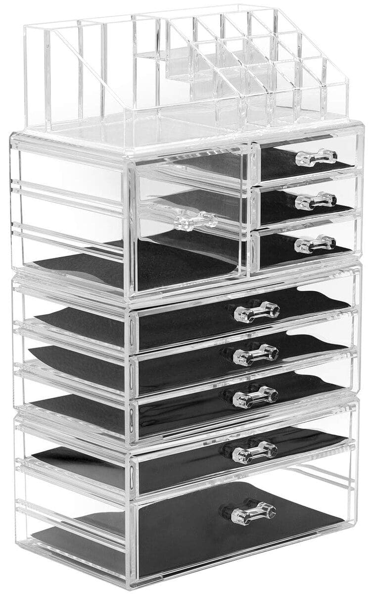 Organizador de Maquillaje Grande Sorbus - Juego de 4 Piezas