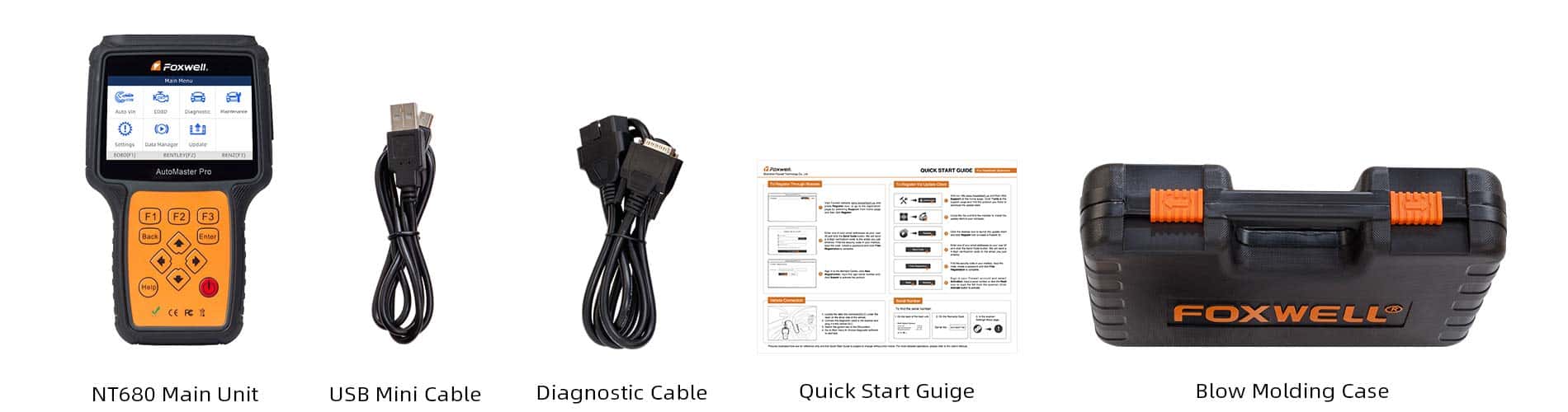 FOXWELL NT680 Escáner de Códigos de Diagnóstico OBD2 para - Imagen 4