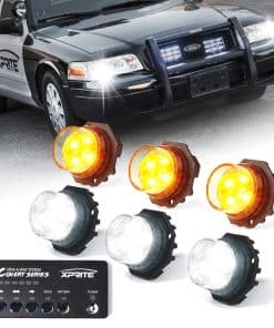 Kit de luces estroboscópicas LED ocultas Xprite blanco