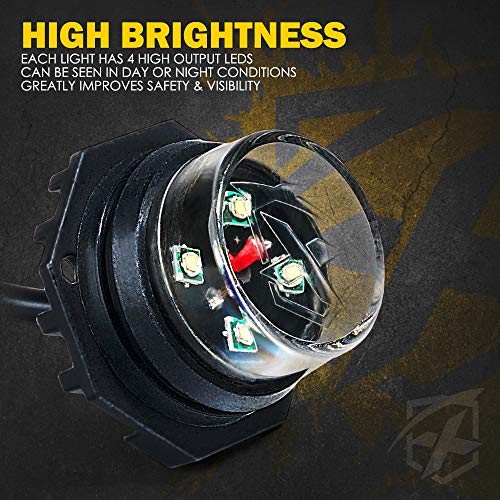 Kit de Luces Estroboscópicas Ocultas LED Blanco Ámbar - Imagen 3