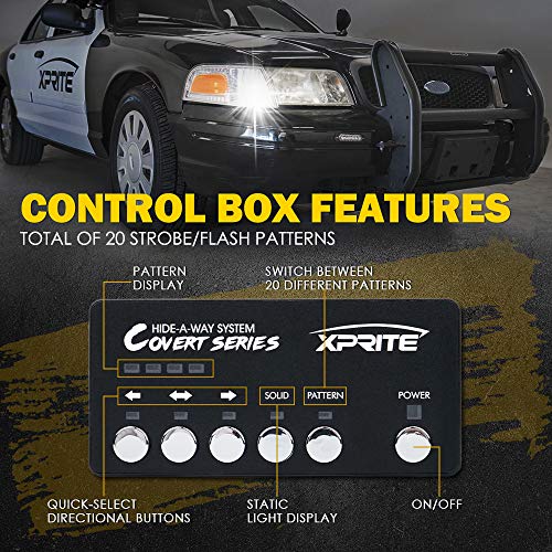 Kit de Luces Estroboscópicas Ocultas LED Blanco Ámbar - Imagen 5