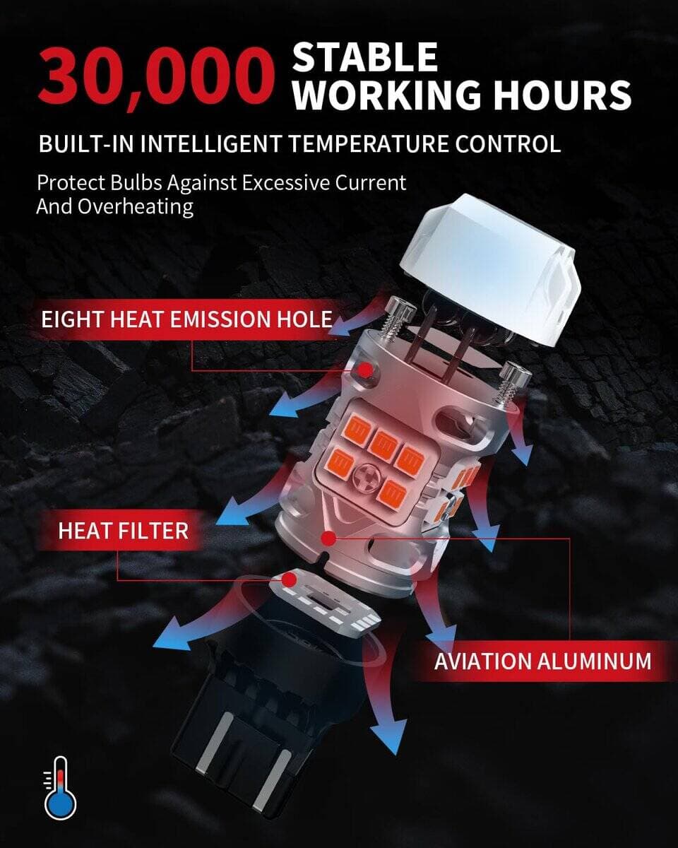 Bombilla LED LASFIT 7443CK 7443NA 7444NA con Enchufe CK - Imagen 7