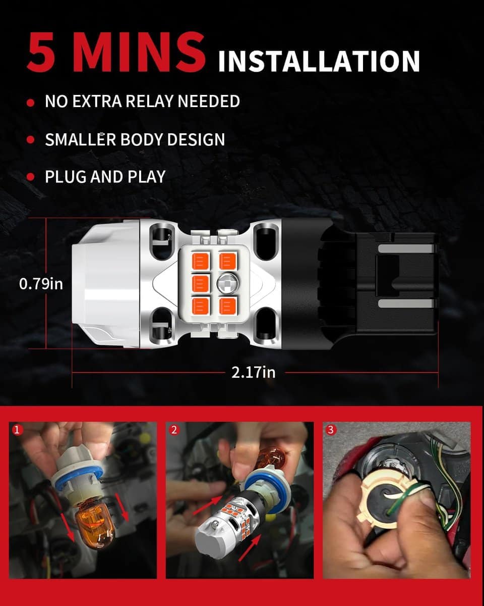 Bombilla LED LASFIT 7443CK 7443NA 7444NA con Enchufe CK - Imagen 9