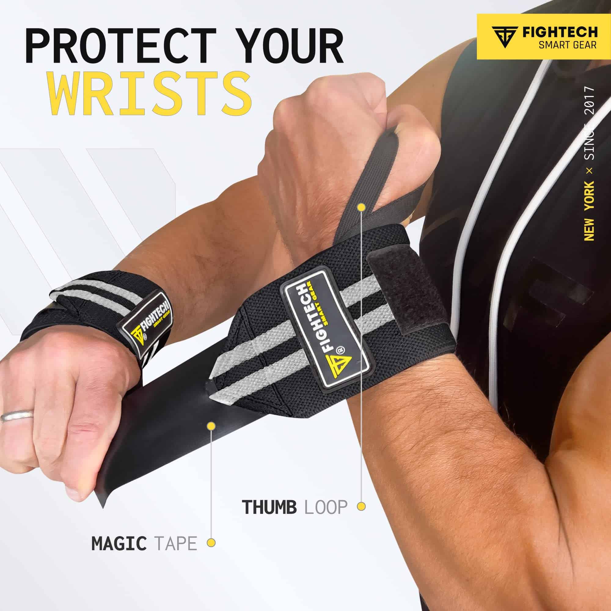 Vendas de Muñeca para Levantamiento de Pesas de FIGHTECH | - Imagen 6