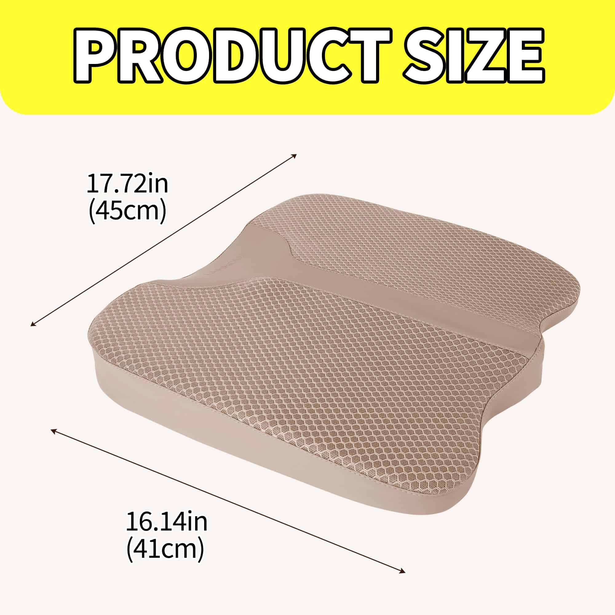 Cojín de espuma viscoelástica LARROUS Comfort para asiento - Imagen 8