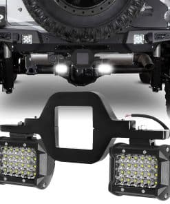 EBESTauto 4-Row Luces LED con Soporte de Montaje de