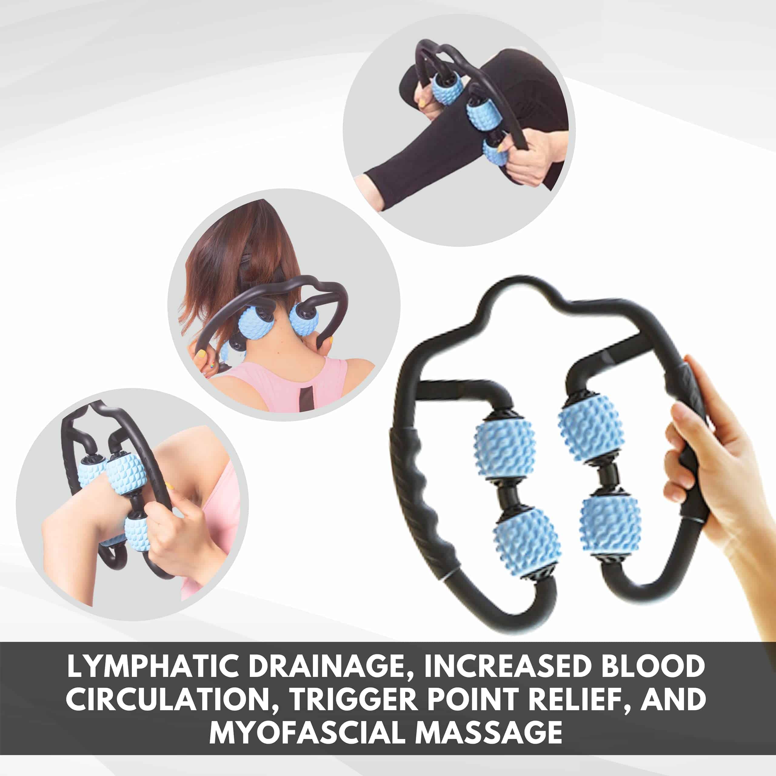 Shadowfit Muscle Roller, Rodillo de Espuma para Puntos de - Imagen 7