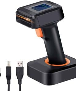 Escáner de códigos de barras inalámbrico 1D 2D QR con