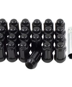 Accesorios para Ruedas 24 Pcs + Llave M12 x 1,5 Rosca Coche