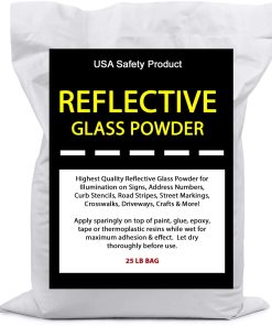 Polvo de Vidrio Reflectante (Bolsa de 25 LB) Tipo 1 Perlas