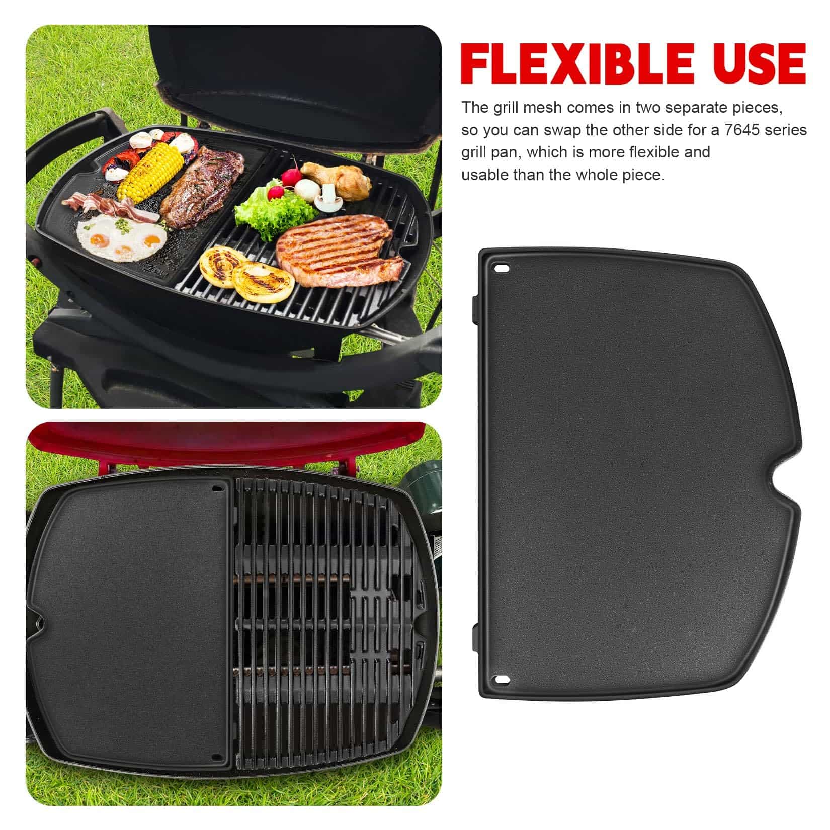 GGC 6559 Plancha de Hierro Fundido para Parrillas Weber - Imagen 8