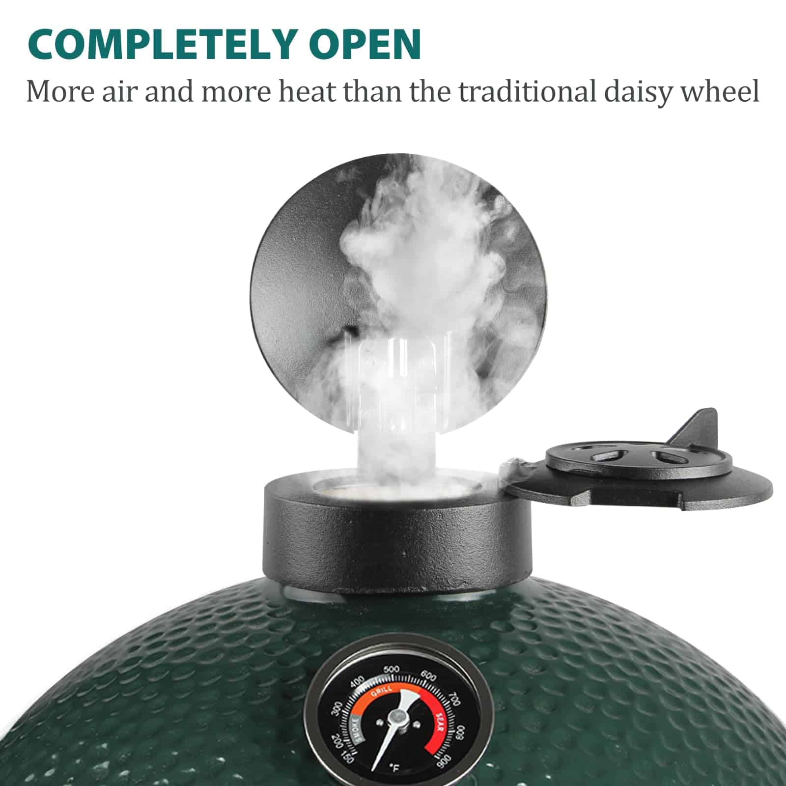 3 en 1 Tapa de Hierro Fundido Grande para Parrilla - Imagen 6