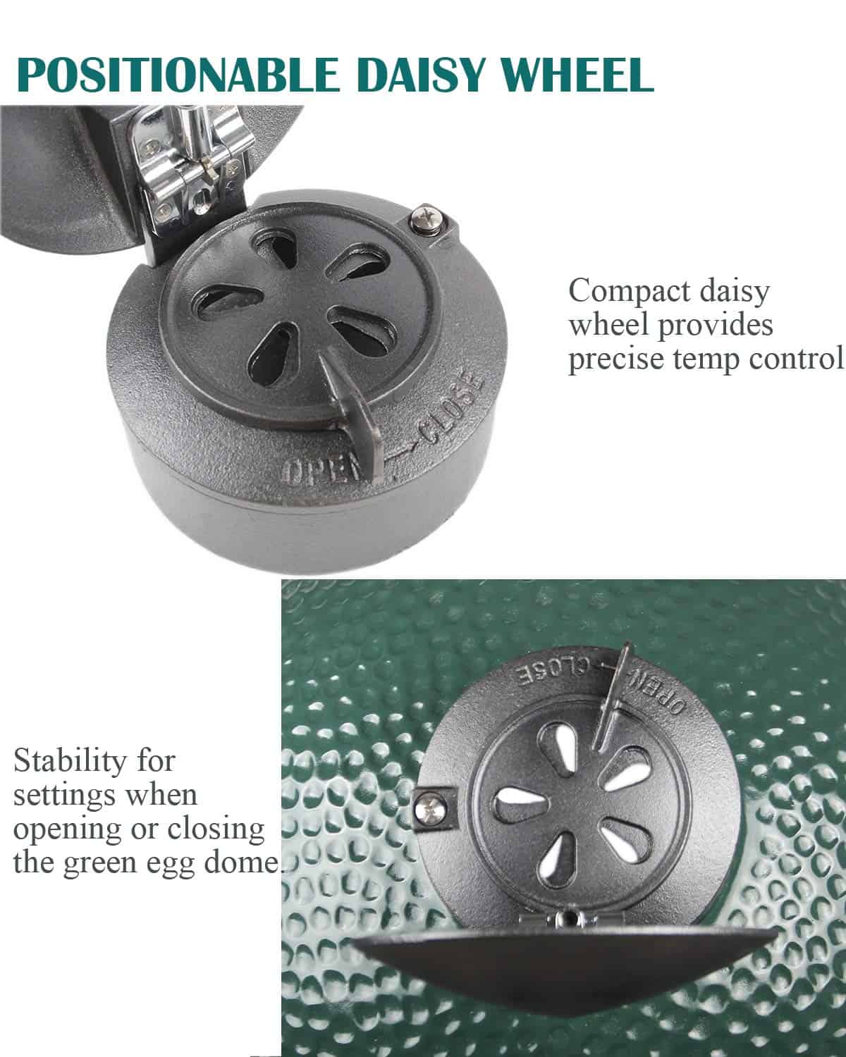 3 en 1 Tapa de Hierro Fundido Grande para Parrilla - Imagen 5