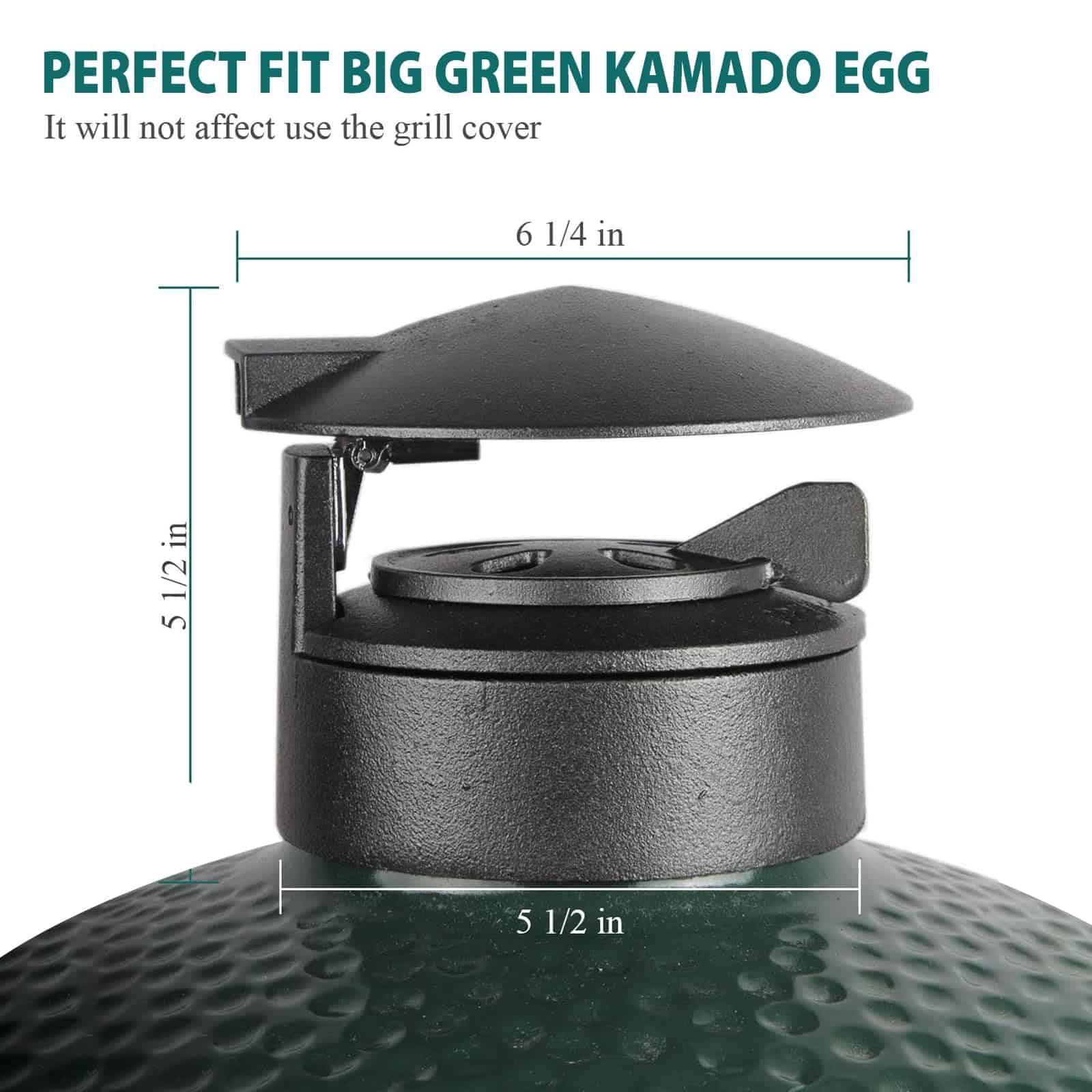 3 en 1 Tapa de Hierro Fundido Grande para Parrilla - Imagen 3