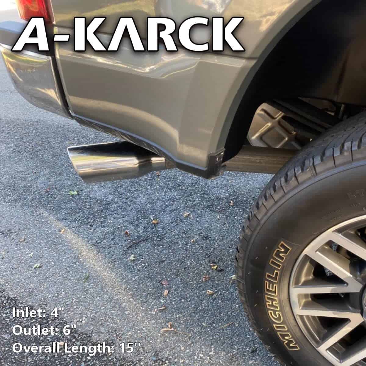 A-KARCK Salida de escape de 4 pulgadas de diámetro de - Imagen 8