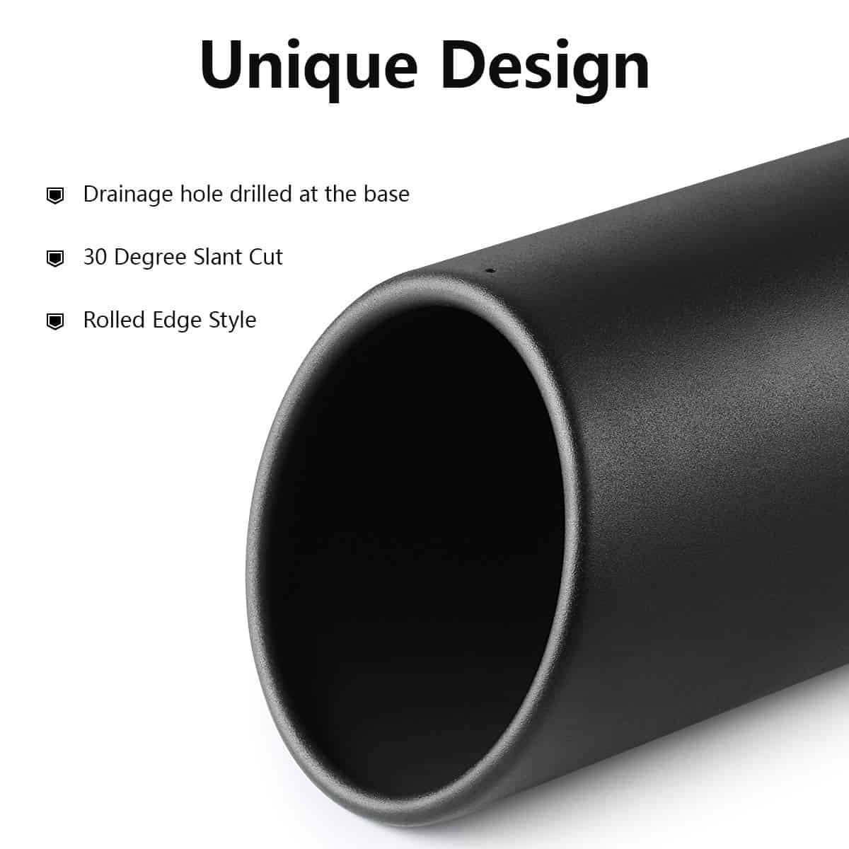 Punta de escape A-KARCK de 4 pulgadas de entrada, universal - Imagen 4