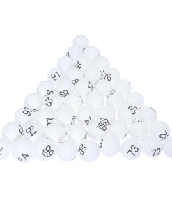 TOYANDONA 100pcs Bolas de Número de Plástico para Sorteo