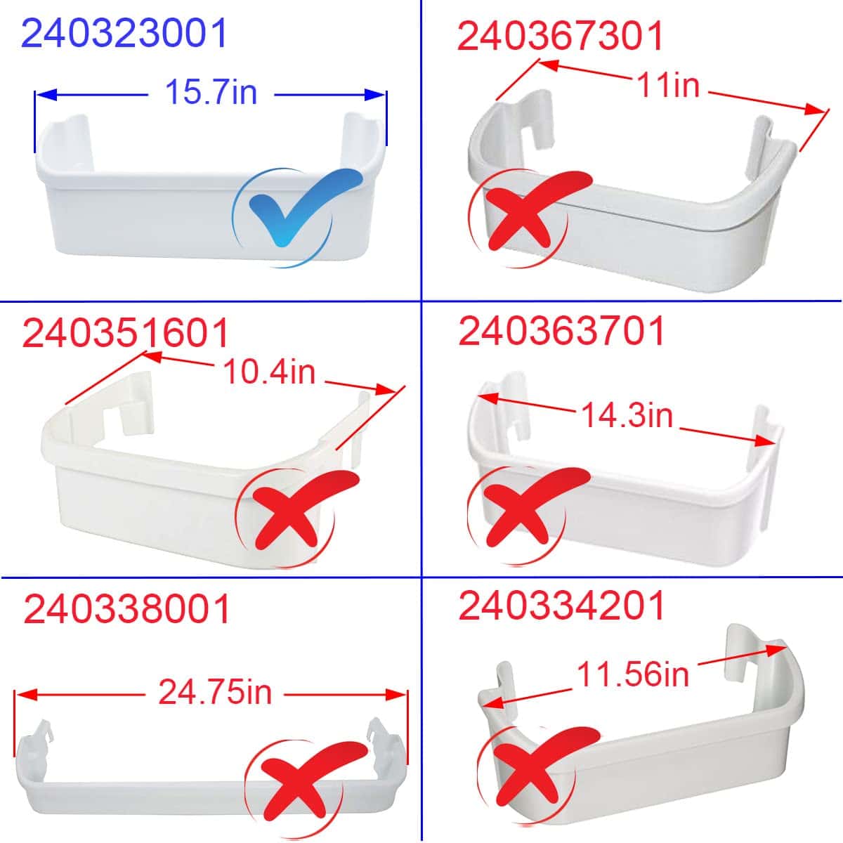 Siwdoy (Paquete de 2) 240323001 Cubeta de Puerta de - Imagen 5