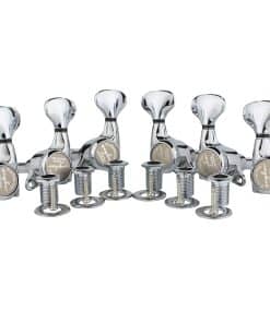 Guyker 6Pcs Guitar Locking Tuners (3L + 3R Handed) - 1:18