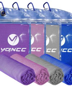 Paquete de 4 Toallas de Refrigeración YQXCC (47"x12") Frío