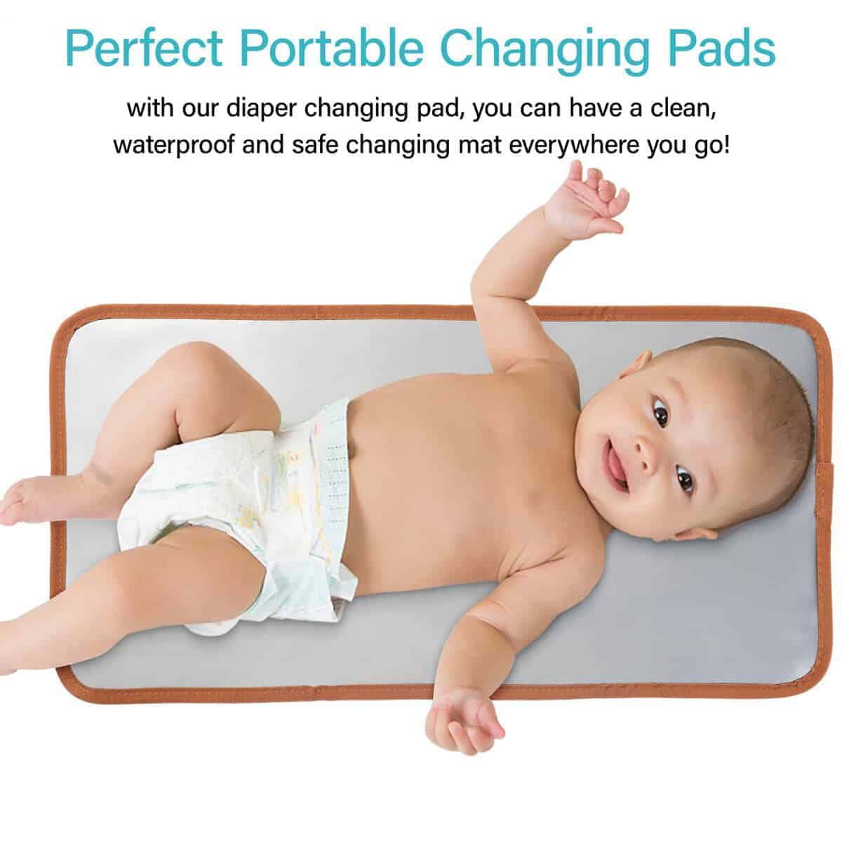 Mochila de Cuero para Pañales con Cambiador - Gran - Imagen 6