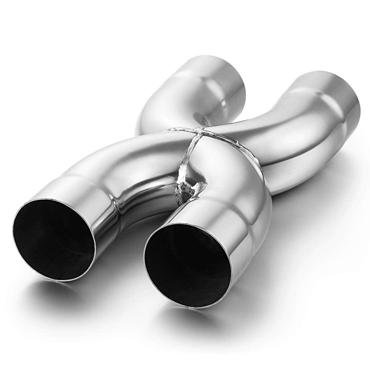 A-KARCK Punta de Escape X Pipe 2.5� Entrada, Doble 2.5� - Imagen 4