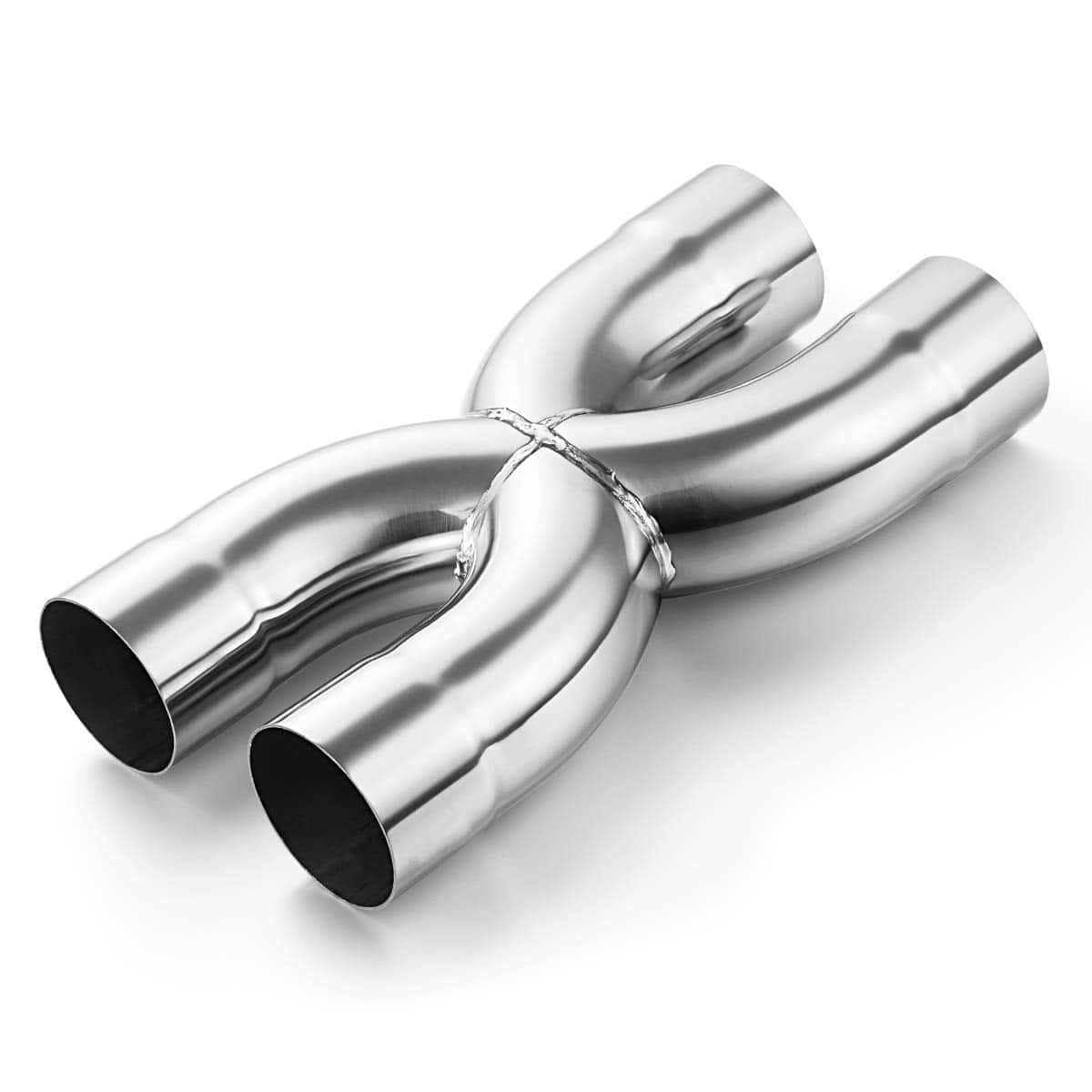 A-KARCK Punta de Escape X Pipe 2.5� Entrada, Doble 2.5�