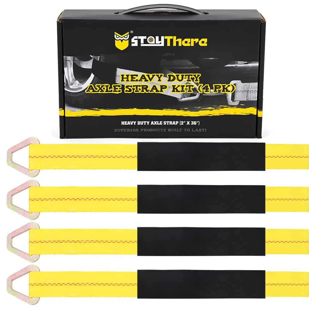 Stay There 4 Pack 36" Correas de Amarrar con Eje por Stay