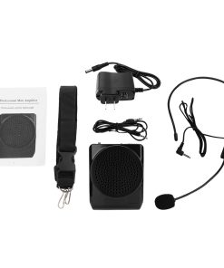 Amplificador de Voz Portátil con Diadema y Micrófono para