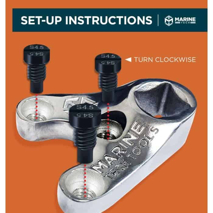 Llave de Pasador de 47mm Yamaha Marine Tech Tools - Imagen 9