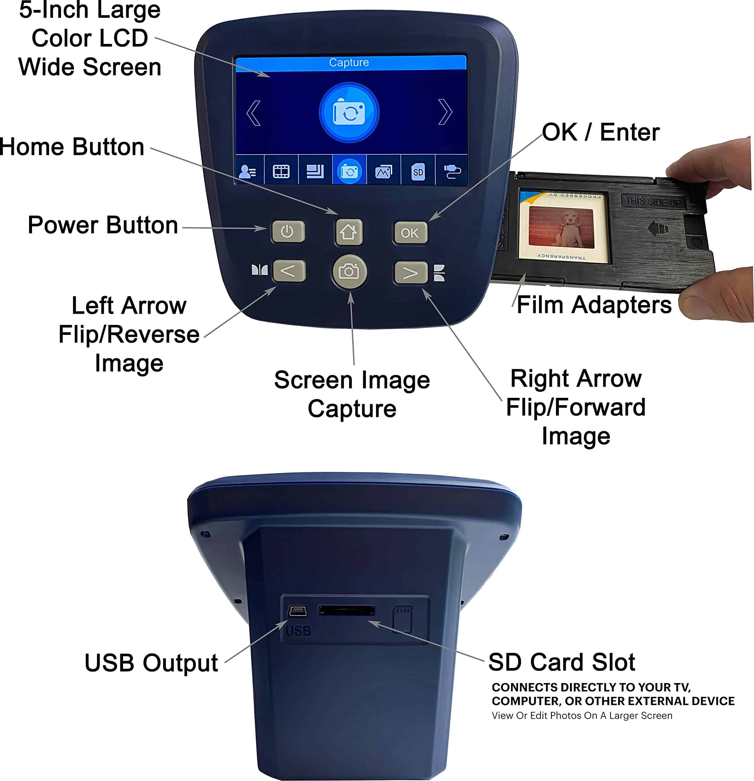 Escáner de película y diapositivas digital zonoz FS-Five - - Imagen 7